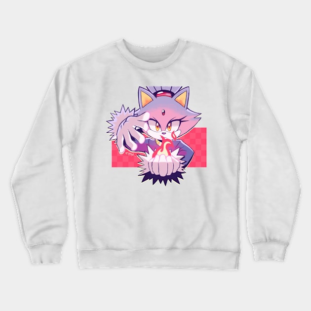 Blaze Crewneck Sweatshirt by Lunatyk